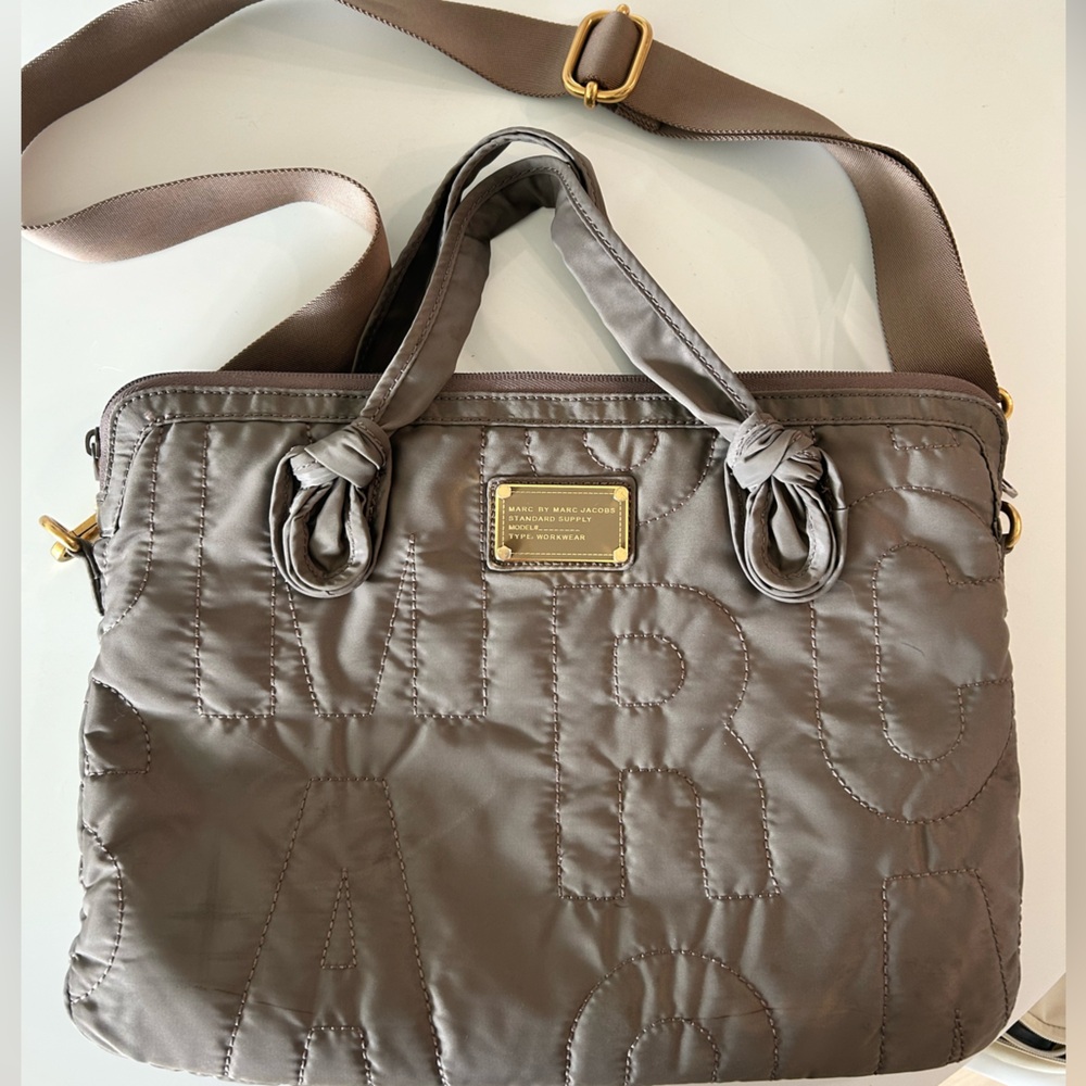 Taupe Quilted Women's Bag